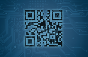 blue qr