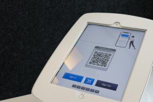 2d barcode scan kiosk